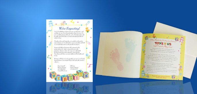 Parents magazine announcement