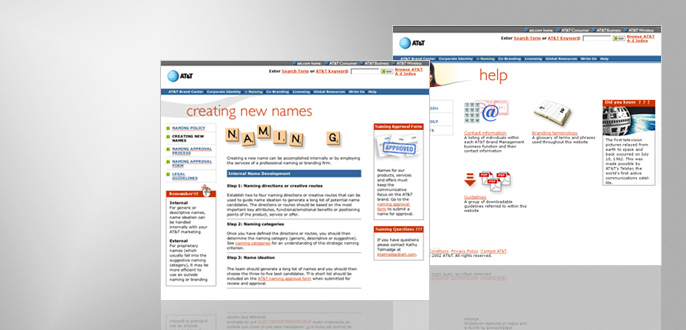AT&T Naming website