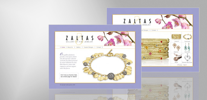 Zaltas Gallery webxite